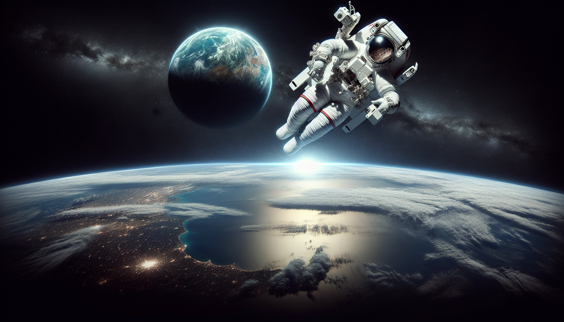 Telescope observing Jupiter