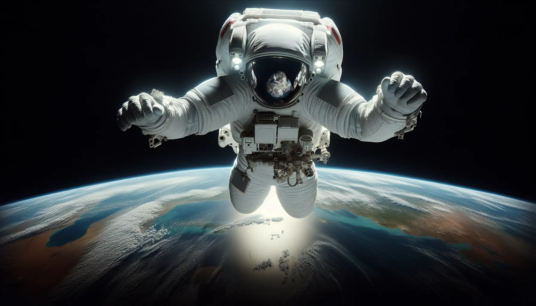 Meteor streaks over a dark horizon